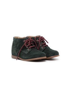 Pom D'api lace-up suede ankle boots - Green