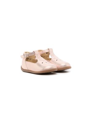 Pom D'api metallic-finish leather sandals - Pink