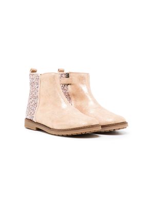 Pom D'api panelled suede ankle boots - Neutrals