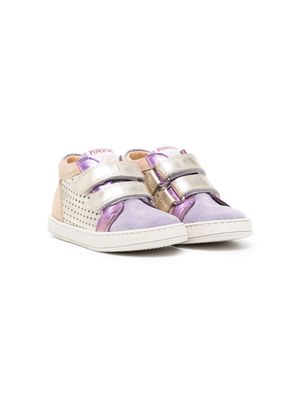 Pom D'api panelled touch-strap sneakers - Pink