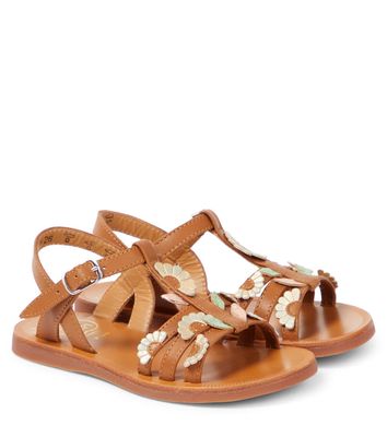 Pom d'Api Plagette Multi Daisy leather sandals