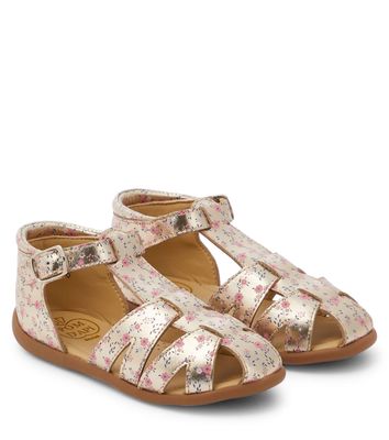 Pom d'Api Stand-Up Sardine floral leather sandals