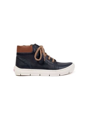 Pom D'api Start Top leather sneakers - Blue