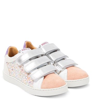 Pom d'Api Top Lo Easy Top embellished leather sneakers