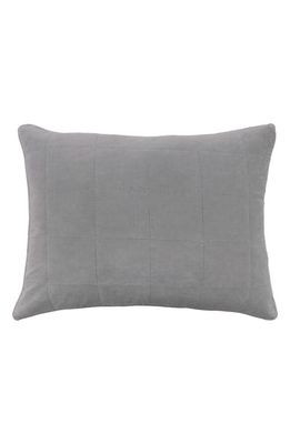 Pom Pom at Home Amsterdam Velvet Cotton Big Pillow in Shore Blue 