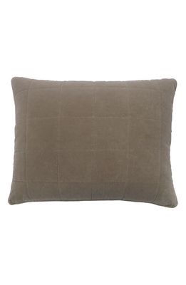 Pom Pom at Home Amsterdam Velvet Cotton Big Pillow in Taupe 