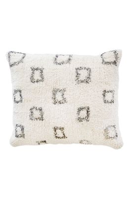 Pom Pom at Home Bowie Big Accent Pillow in Ivory/Black