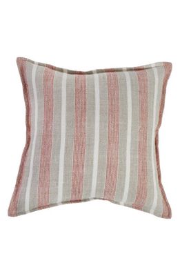 Pom Pom at Home Montecito Stripe Linen Accent Pillow in Brown Tones
