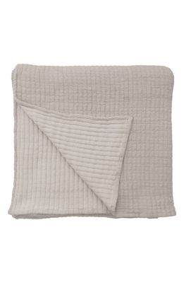 Pom Pom at Home Vancouver Cotton Gauze Coverlet in Grey