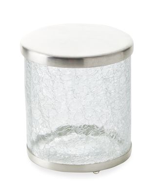 Pomaria Brushed Silver Large Canister