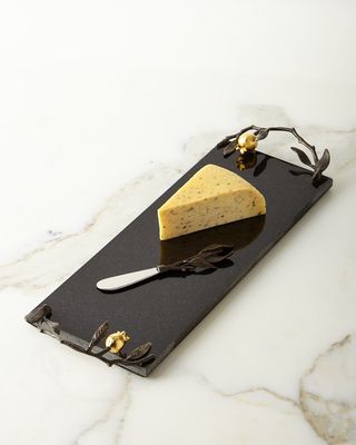 Pomegranate Cheese Board & Knife