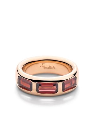 Pomellato 18kt rose gold Iconica garnet ring - Pink