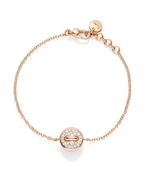 Pomellato 18kt rose gold Pom Pom Dot diamond and mother of pearl bracelet - Pink