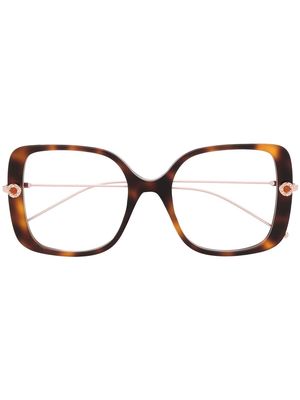 Pomellato Eyewear square-frame optical glasses - Brown