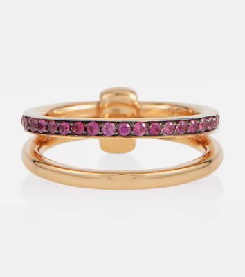 Pomellato Pomellato Together 18kt rose gold ring with rubies