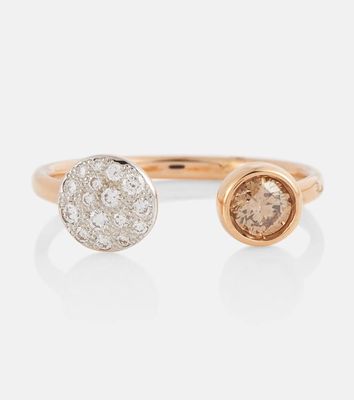 Pomellato Sabbia 18kt rose gold ring with diamonds