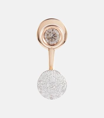 Pomellato Sabbia 18kt rose gold single earring with diamonds