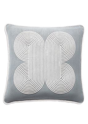 Pompidou Quatrefoil Corded Pillow