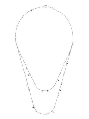 PONTE VECCHIO 18kt white gold diamond layered necklace - Silver