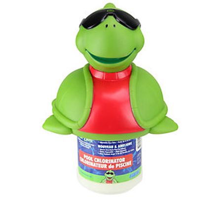 Pool Central 11.5" Floating Pool Chlorine Dispe nser - Turtle