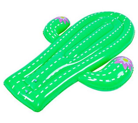 Pool Central Inflatable Green Cactus Pool Float 70.5"