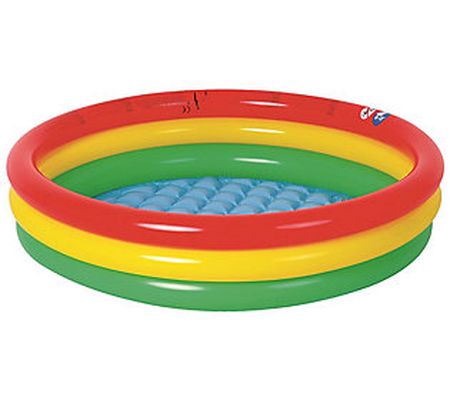 Pool Central Multi Color Inflatable Swimming Po ol