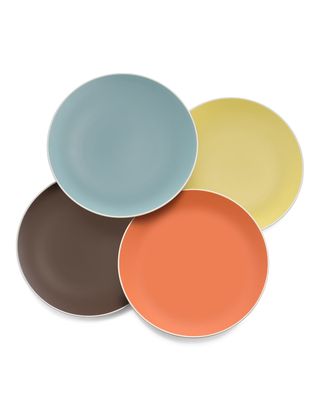 Pop Colors Accent Plates, Set of 4