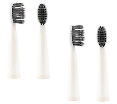 Pop Sonic Set of 4 Charcoal-Infused Brush Heads