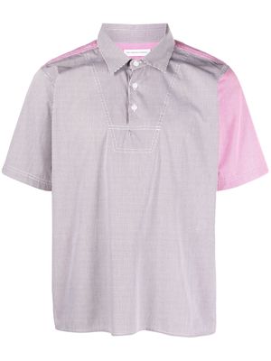 Pop Trading Company checked short-sleeve shirt - Pink