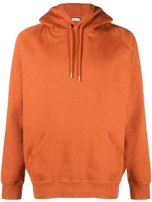 Pop Trading Company logo-print cotton hoodie - Orange