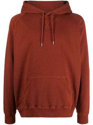 Pop Trading Company logo-print cotton hoodie - Red
