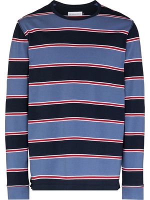 Pop Trading Company long-sleeve striped T-shirt - Blue