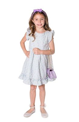 Popatu Kids' Seersucker Cotton Dress in Multi