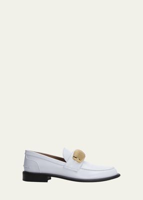 Popcorn Metal-Strap Classic Loafers