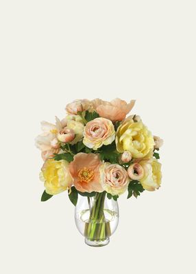 Poppies and Ranunculus in a Vase
