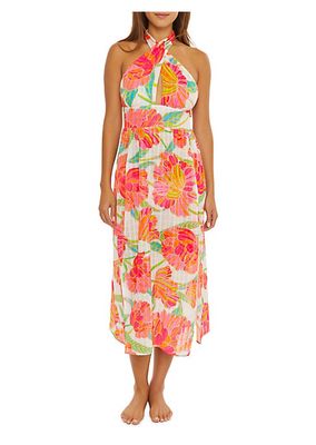 Poppy Halter Midi-Dress