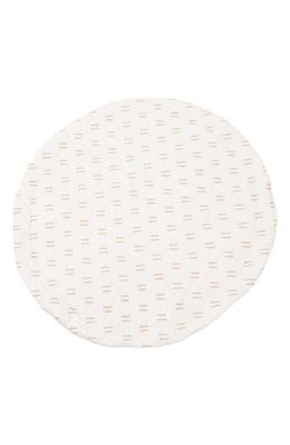 Poppyseed Play Extra Padded Round Play Mat in Neutral Line