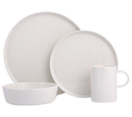 Porland Chopin 4-Piece Porcelain Dinnerware Set with Mug