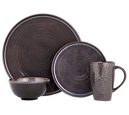 Porland Ethos 4 Piece Porcelain Dinnerware Set with Mug