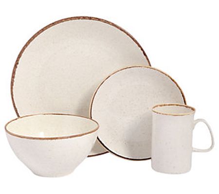 Porland Seasons 4-Piece Porcelain Dinnerware Se t with Mug