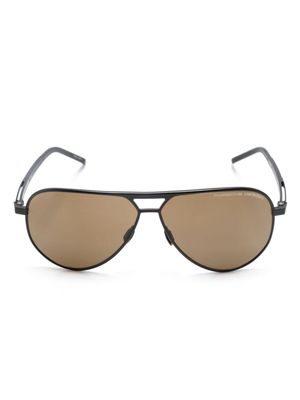 Porsche Design P´8942 pilot-frame sunglasses - Black