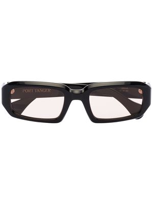 Port Tanger Mektoub rectangular sunglasses - Black