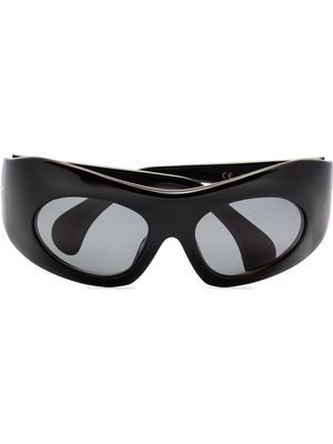 Port Tanger Ruh mask-frame sunglasses - Black