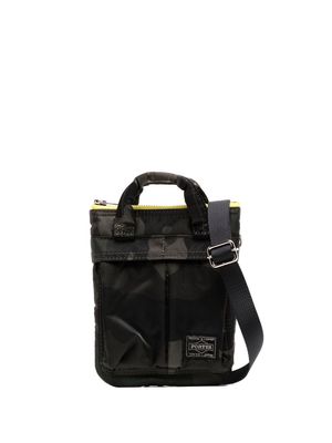 Porter-Yoshida & Co. camo-print shoulder bag - Green