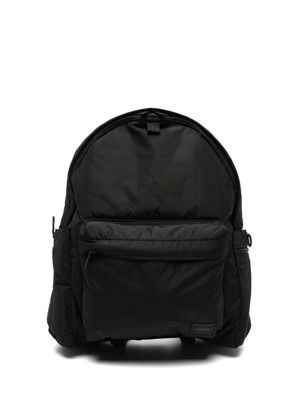 Porter-Yoshida & Co. logo-patch padded backpack - Black