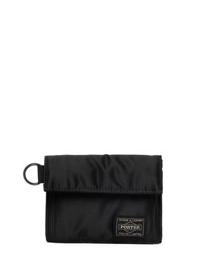 Porter-Yoshida & Co. small logo-patch wallet - Black