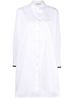 Ports 1961 button-up shirt mini dress - White