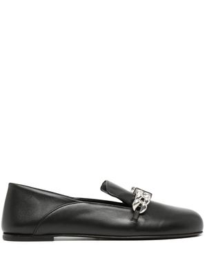 Ports 1961 chain-link detail loafers - Black
