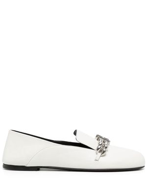 Ports 1961 chain-link detail loafers - White