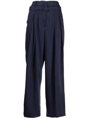 Ports 1961 double waist pleated trousers - Blue